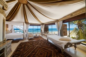 beeindruckender meerblick im alfajiri villas in afrika kenia diani beach