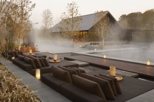 Luxusurlaub Japan Thermale Quellen und Relax Bereich im Amanemu Resort und Onsen Spa in Japan