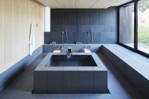 Alle Villen verfügen über einen privates Onsen Bad im Luxushotel des Amanemu Japan