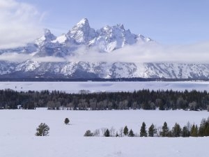 Winterstimmung im Aman Amangani Wyoming lässt jeden Wintersportler vor Neid erblassen
