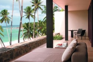 grosse luxus suite mit meerblick im amanwella aman hotel in sri lanka indischer ozean