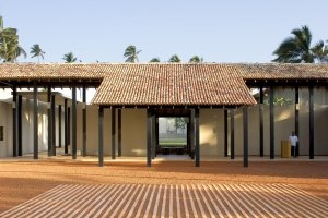 eingang zum luxus hotel amanwella aman hotels in sri lanka indischer ozean