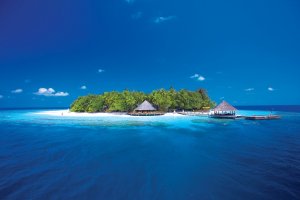 paradisisches luxus resort angsana resort & spa ihuru auf den malediven indischer ozean