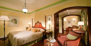 romantisches schlafzimmer im cataratas luxus resort in lateinamerika brasilien iguassu 