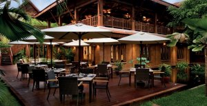 romantisches essen im La Residence d'Angkor resort in siem reap kambodscha