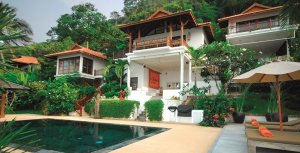 private villa mit pool im napasai resort von belmond in koh samui thailand