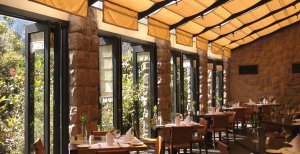 hervorragendes restaurant in der machu picchu sanctuary luxus lodge in peru lateinamerika