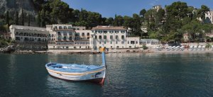 traumhafter Ausblick auf das Luxus hotel Villa sant Andrea auf sizilien