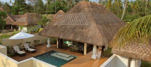 luxus pur in einer Punag Pool Villa im Carnoustie Ayurveda & Wellness Resort, Kerala