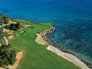 wünderschöner Golfplatz direkt am Meer im Casa de Campo Golfresort Dominikanische Republik