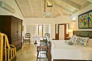 geräumiges Schlafzimmer in einer Villa im Casa de Campo Golfresort Dominikanische Republik