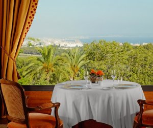 bestes essen mit aussicht im castillo son vida hotel auf mallorca balearen in spanien