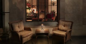 elegantes restaurant im chateau marmont luxus hotel in beverly hills los angeles kalifornien usa