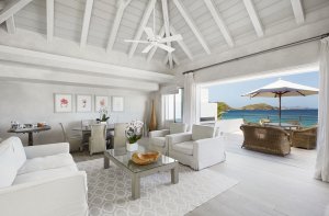 luxus villa am strand mit meerblick im cheval blanc st. barth isle de france resort karibik