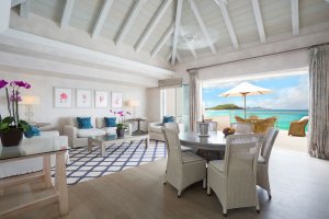 luxuriöse villa mit meerblick im cheval blanc st. barth isle de france resort karibik