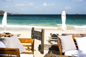 traumstrand im Cheval Blanc St. Barth Isle de France luxus resort in der karibik