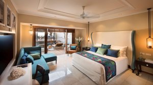 luxurioeses schlafzimmer, presidential villa, Constance Belle Mare Plage, mauritius 