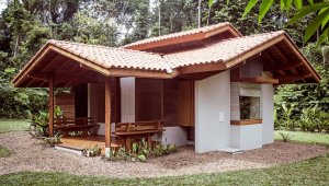 geniessen sie ihre privatsphaere in einem junior bungalow der cristalino lodge, amazonas, brasilien
