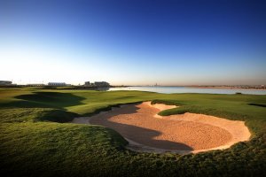 Golfplatz -Yas Links Course Abu Dhabi  