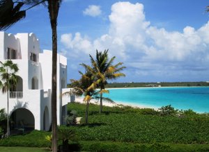 traumhafter ausblick auf den strand im Cuisinart Resort & Spa luxus resort anguilla karibik
