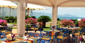 wunderschönes cafe mediteraneo im Cuisinart Resort & Spa luxus resort in anguilla karibik