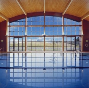 Europa Irland County Wicklow Druids Glen Golf Resort eine runde schwimmen im indoor Pool