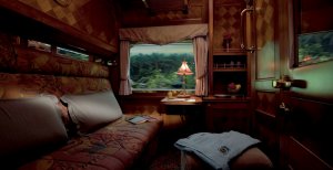 luxuriöse kabinen auf dem Eastern Oriental Express zug