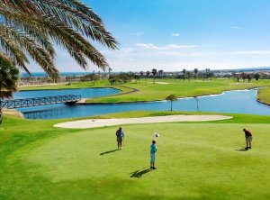Spanien Elba Palace Fuerteventura Golf perfektes Spiel am  8. Loch