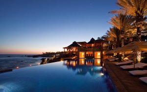 traumhafter infinity pool im luxus resort esperanza relais & chateaux los cabos mexiko