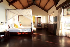 luxus schlafzimmer mit ausblick im evason ana mandara resort in nha trang vietnam