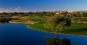 Golfplatz in der Nähe des Fairmont Scottsdale Princess Resort, Arizona, USA 