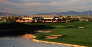 Golfanlage in der Nähe des Fairmont Scottsdale Princess Resort, Arizona, USA 