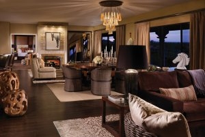 USA Arizona The Fairmont Scottsdale Princess Presidenten Suite mit glamouroesen Wohnbereich 