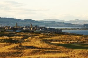 Europa Schottland The Torrance Course St. Andrews in herbstlicher Stimmung