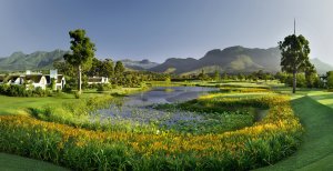 wunderschöner golfplatz im fancourt in afrika südafrika george