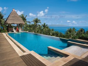 privater luxus pool mit traumhaften ausblick im four seasons resort koh samui thailand