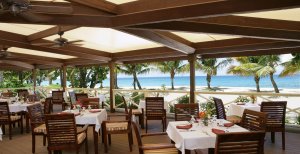 wunderschönes restaurant im galley bay luxus resort in antigua karibik