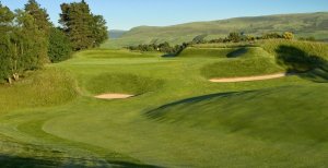 schottland gleneagles golf king course 9th hole 