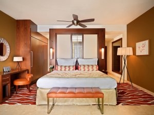 nobles Zimmer mit modernen Möbeln und nobler Ausstattung im Luxushotel Mallorca Jumeirah Port Soller Hotel & Spa