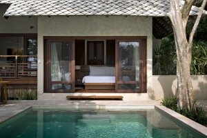 individuelle villa mit pool im kamalaya resort auf koh samui thailand