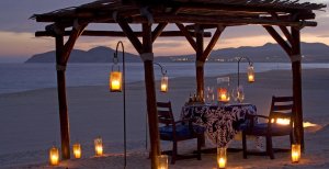 romantisches abendessen im las ventanas al paraiso-a rosewood resort in lateinamerika mexiko los cabos