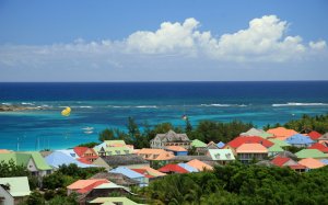 traumhafte karibik und blaues meer im luxus resort Malliouhana auf anguilla karibik