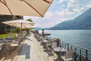 bestes essen mit seeblick im luxus hotel mandarin oriental lago di como italien