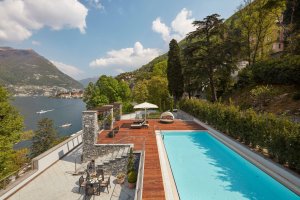 privater pool einer suite im luxus hotel mandarin oriental lago di como italien