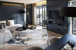 modernes wohnzimmer eine suite im mandarin oriental in barcelona spanien