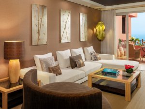 spanien teneriffa abama golf spa resort  luxoriöse One Bedroom Suite Living Room- Citadel & Villas