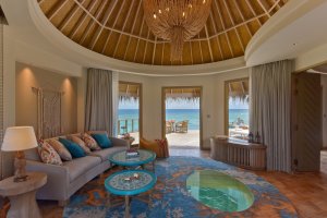luxus wohnzimmer mit meerblick the nautilus maldives hotel im baa atoll malediven