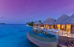 romantische wasservilla im the nautilus maldives luxusresort im baa atoll malediven